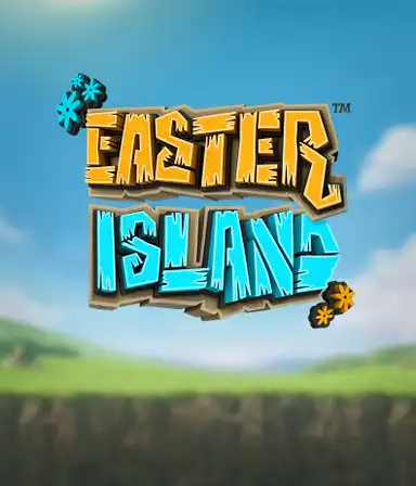 A lively view of Yggdrasil's Easter Island slot, featuring its bright sky and playful design touches. Highlighted in this image is the slot's dynamic gameplay with unique reel expansions, enhanced by its eye-catching, high-quality graphics, attractive for those fascinated by island-themed adventures.